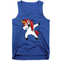 Funny Unicorn Dad Gift Xmas Funny Gift Dad Dabbing Unicorn Gift Tank Top