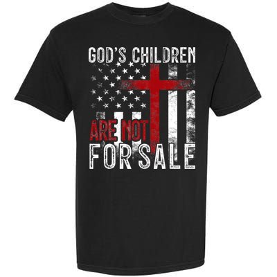 Gods Children Are Not For Sale Funny Political  Garment-Dyed Heavyweight T-Shirt