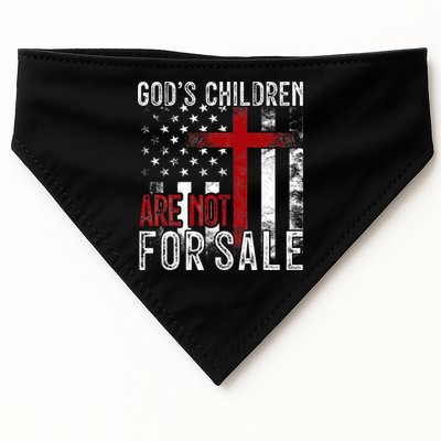 Gods Children Are Not For Sale Funny Political  USA-Made Doggie Bandana
