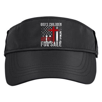Gods Children Are Not For Sale Funny Political  Adult Drive Performance Visor