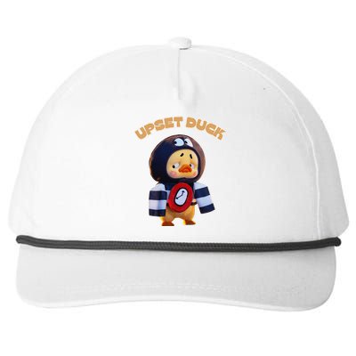 Funny Upset Duck Cold Duck Lover Merry Christmas Snapback Five-Panel Rope Hat