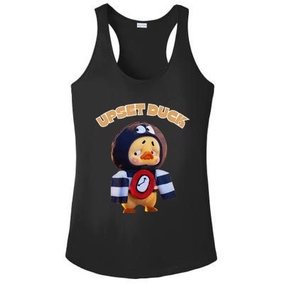 Funny Upset Duck Cold Duck Lover Merry Christmas Ladies PosiCharge Competitor Racerback Tank