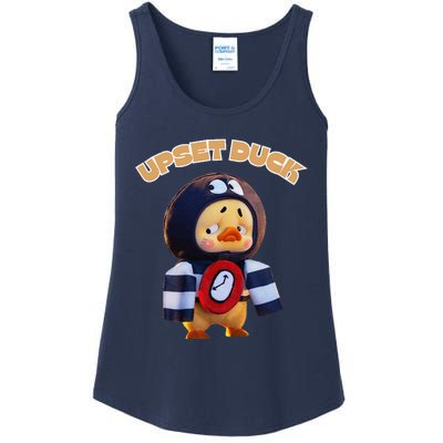 Funny Upset Duck Cold Duck Lover Merry Christmas Ladies Essential Tank