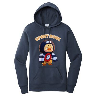 Funny Upset Duck Cold Duck Lover Merry Christmas Women's Pullover Hoodie