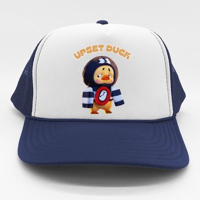 Funny Upset Duck Cold Duck Lover Merry Christmas Trucker Hat