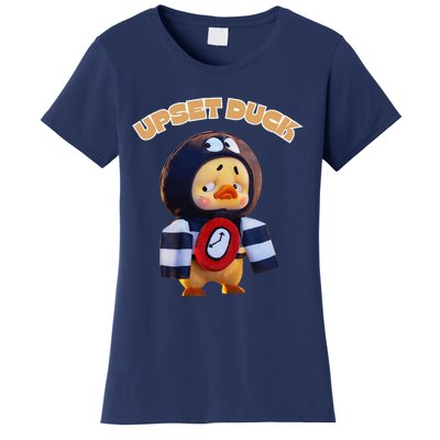 Funny Upset Duck Cold Duck Lover Merry Christmas Women's T-Shirt