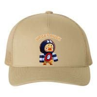 Funny Upset Duck Cold Duck Lover Merry Christmas Yupoong Adult 5-Panel Trucker Hat