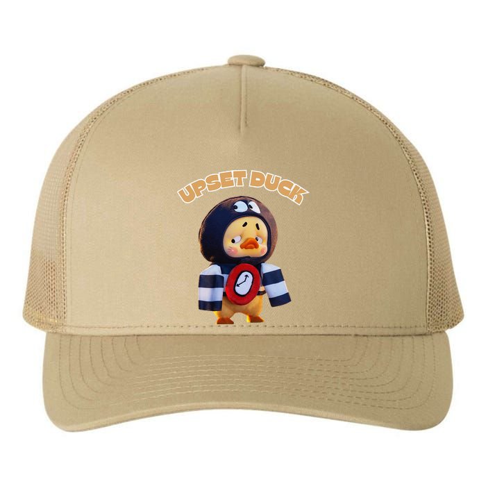 Funny Upset Duck Cold Duck Lover Merry Christmas Yupoong Adult 5-Panel Trucker Hat