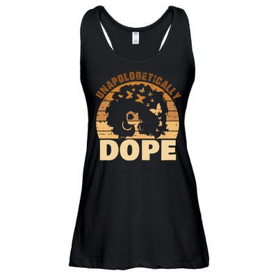 Funny Unapologetically Dope Black History Month African American Gift Ladies Essential Flowy Tank