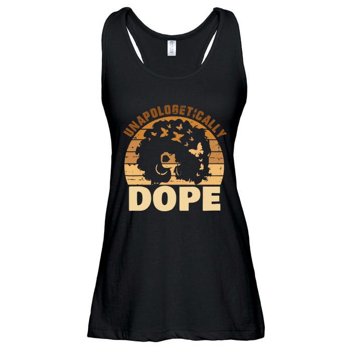 Funny Unapologetically Dope Black History Month African American Gift Ladies Essential Flowy Tank