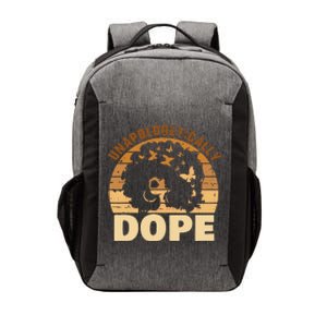 Funny Unapologetically Dope Black History Month African American Gift Vector Backpack