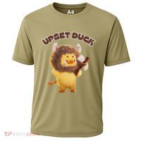 Funny Upset Duck Lion Duck Lover Merry Christmas Cooling Performance Crew T-Shirt
