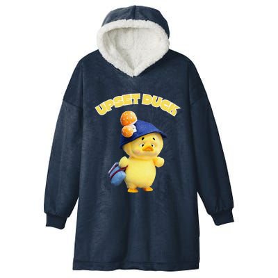 Funny Upset Duck Student Duck Lover Merry Christmas Hooded Wearable Blanket