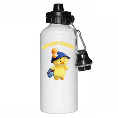 Funny Upset Duck Student Duck Lover Merry Christmas Aluminum Water Bottle