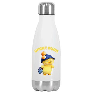 Funny Upset Duck Student Duck Lover Merry Christmas Stainless Steel Insulated Water Bottle