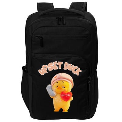 Funny Upset Duck Pin.K Duck Lover Merry Christmas Impact Tech Backpack