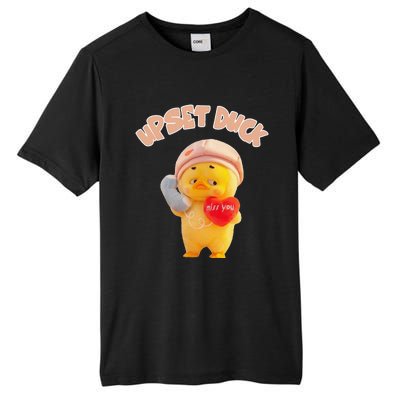 Funny Upset Duck Pin.K Duck Lover Merry Christmas Tall Fusion ChromaSoft Performance T-Shirt