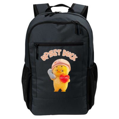 Funny Upset Duck Pin.K Duck Lover Merry Christmas Daily Commute Backpack