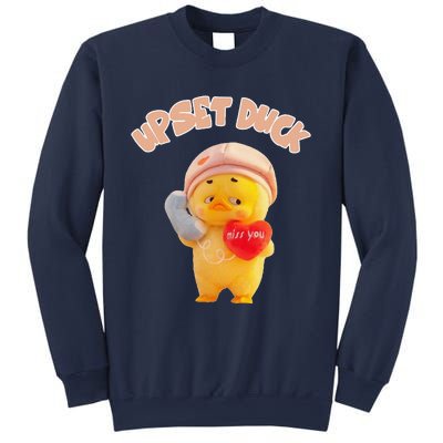 Funny Upset Duck Pin.K Duck Lover Merry Christmas Sweatshirt