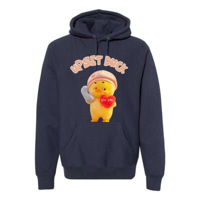 Funny Upset Duck Pin.K Duck Lover Merry Christmas Premium Hoodie