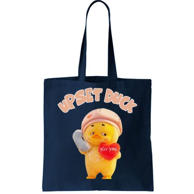 Funny Upset Duck Pin.K Duck Lover Merry Christmas Tote Bag