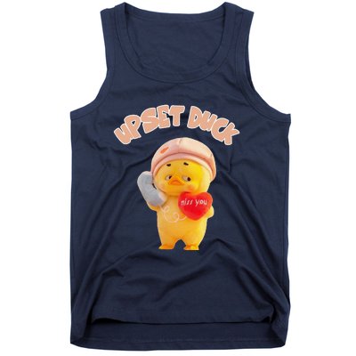 Funny Upset Duck Pin.K Duck Lover Merry Christmas Tank Top