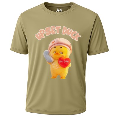 Funny Upset Duck Pin.K Duck Lover Merry Christmas Cooling Performance Crew T-Shirt