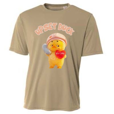 Funny Upset Duck Pin.K Duck Lover Merry Christmas Cooling Performance Crew T-Shirt