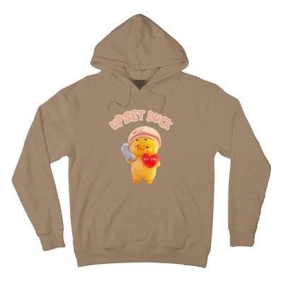 Funny Upset Duck Pin.K Duck Lover Merry Christmas Hoodie