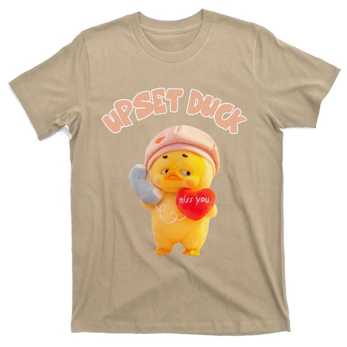 Funny Upset Duck Pin.K Duck Lover Merry Christmas T-Shirt