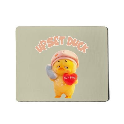Funny Upset Duck Pin.K Duck Lover Merry Christmas Mousepad