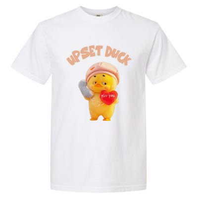 Funny Upset Duck Pin.K Duck Lover Merry Christmas Garment-Dyed Heavyweight T-Shirt