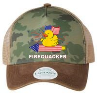 Firequacker Usa Duck Firework 4th Of July Legacy Tie Dye Trucker Hat