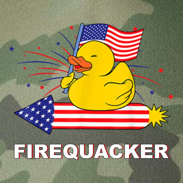 Firequacker Usa Duck Firework 4th Of July Legacy Tie Dye Trucker Hat