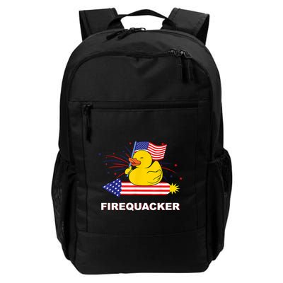 Firequacker Usa Duck Firework 4th Of July Daily Commute Backpack