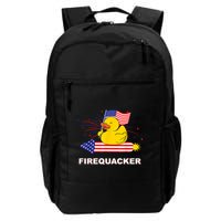 Firequacker Usa Duck Firework 4th Of July Backpack