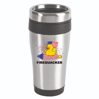 Firequacker Usa Duck Firework 4th Of July 16oz Travel Tumbler