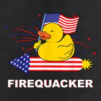 Firequacker Usa Duck Firework 4th Of July 25L Jumbo Tote