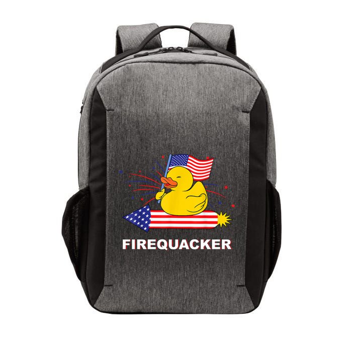 Firequacker Usa Duck Firework 4th Of July Vector Backpack