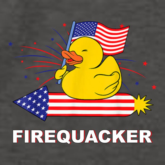 Firequacker Usa Duck Firework 4th Of July Vector Backpack