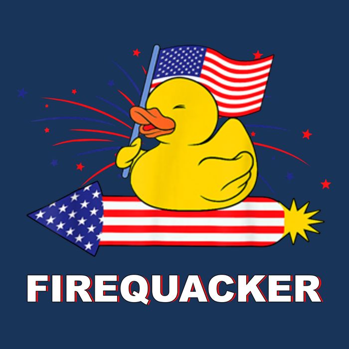 Firequacker Usa Duck Firework 4th Of July Infant Baby Jersey Bodysuit
