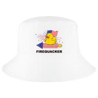 Firequacker Usa Duck Firework 4th Of July Cool Comfort Performance Bucket Hat