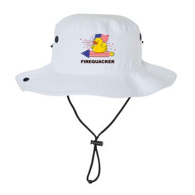 Firequacker Usa Duck Firework 4th Of July Bucket Hat