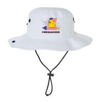 Firequacker Usa Duck Firework 4th Of July Bucket Hat