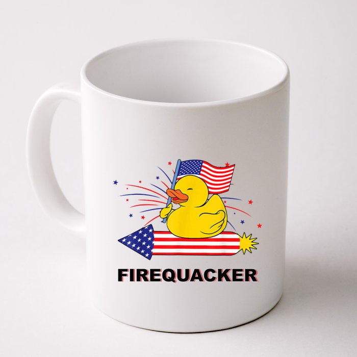 Firequacker Usa Duck Firework 4th Of July Mug