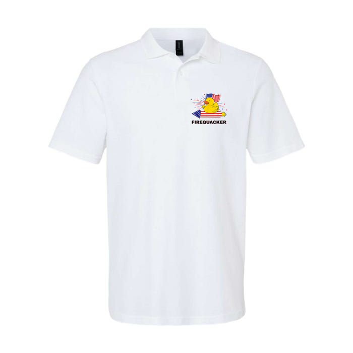 Firequacker Usa Duck Firework 4th Of July Polo