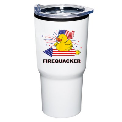 Firequacker Usa Duck Firework 4th Of July Tumbler