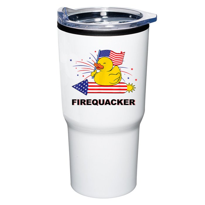 Firequacker Usa Duck Firework 4th Of July Tumbler