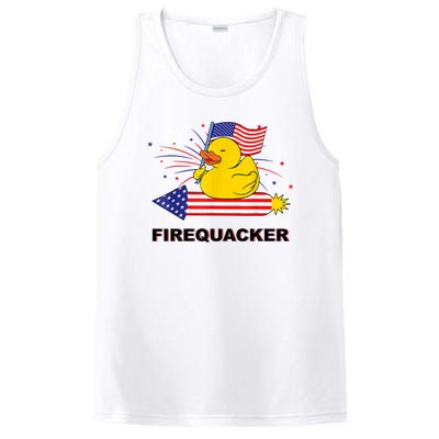 Firequacker Usa Duck Firework 4th Of July PosiCharge Competitor Tank