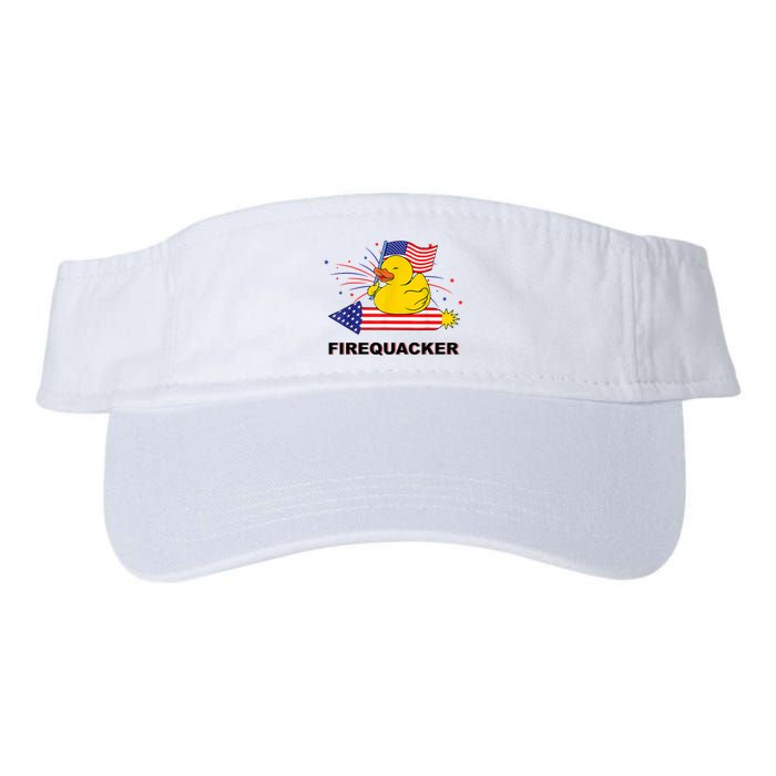 Firequacker Usa Duck Firework 4th Of July Visor